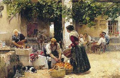 Orange Seller Joaquin Sorolla